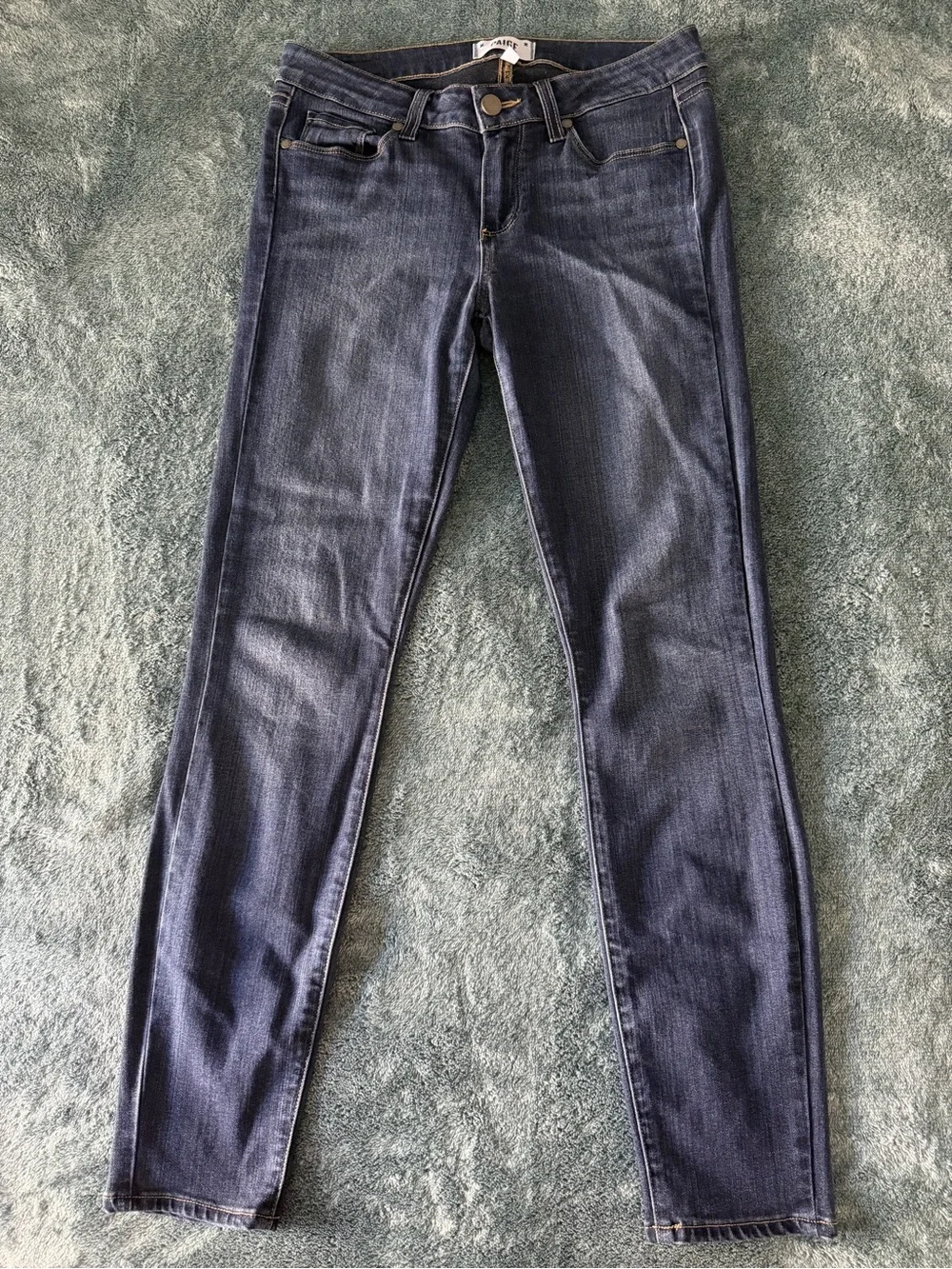 Paige Verdugo Ankle Jeans Dark Wash Skinny Size 28‎